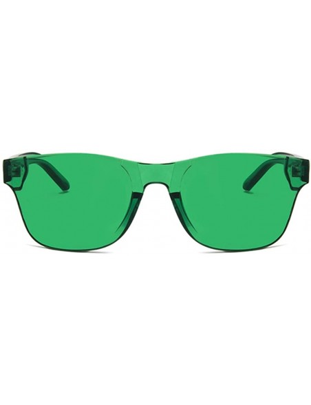 Oval Unisex Sunglasses Retro Red Drive Holiday Oval Non-Polarized UV400 - Green - C318RLYE6N3 $10.66