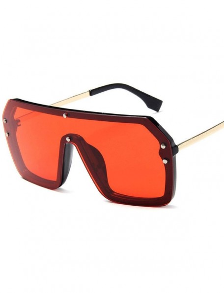 Sport 2019 One piece Gradient Sunglasses Men Luxury Candies Lens Sun Glasses Outdoor Metal Lentes De Sol Hombre UV400 - CX18W...