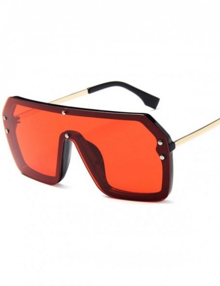 Sport 2019 One piece Gradient Sunglasses Men Luxury Candies Lens Sun Glasses Outdoor Metal Lentes De Sol Hombre UV400 - CX18W...