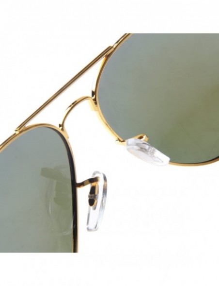 Oversized Classic Aviator Metal Frame Sunglasses Men Women Glasses Lmo-025 - Polarized Blue 58mm - CP11T001V15 $26.88