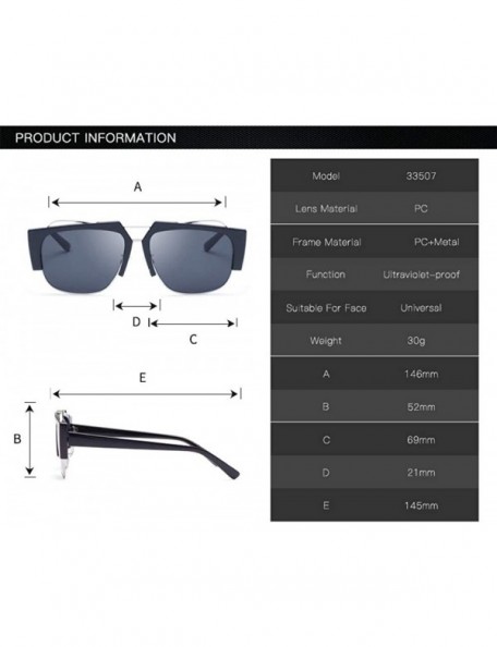 Goggle Fashion Universal Sunglasses Personality Creative High-End Sunglasses New Sunglasses - CR18X0CA74T $15.74