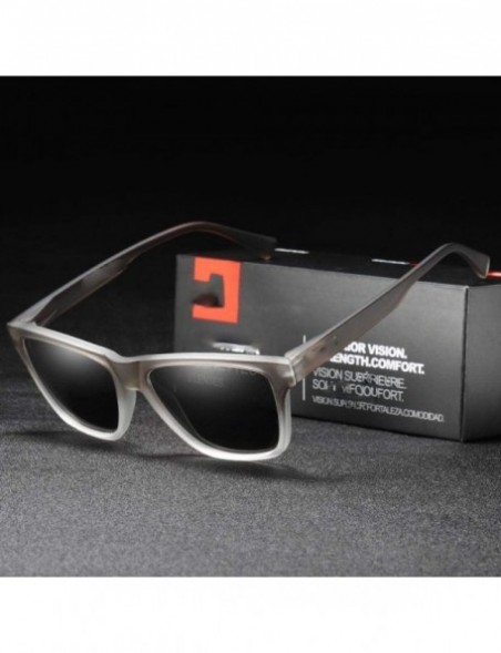 Aviator Unbreakable TR90 Polarized Men Ultra Light Design Sun Glasses Driving Car C2 - C5 - CV18Y3OC0YR $19.51