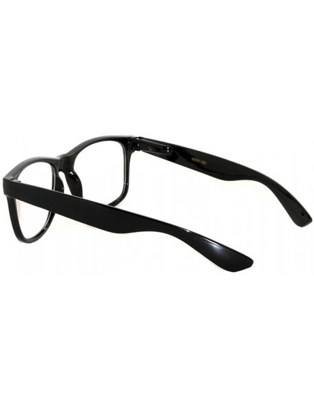 Wayfarer Classic Black Vintage Sunglasses Matte - Rubber - Shiny... - Black_shiny_clear - CC11VBMOG7L $10.89