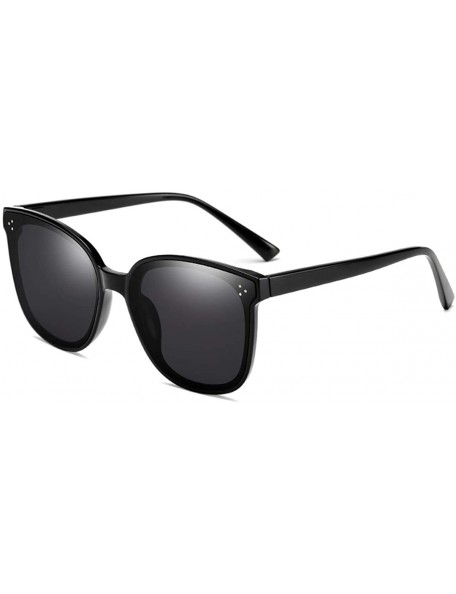 Semi-rimless Unisex Polarized Sunglasses Vintage Nylon Frame Sun Glasses For Men Women CHQJ017 - Blue - C418Y9WAUAX $21.08