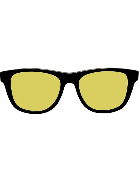Oversized Vintage Oversized Polarized Driving Sunglasses for Men Women with UV Protection Retro Square Sun Glasses - Gold - C...