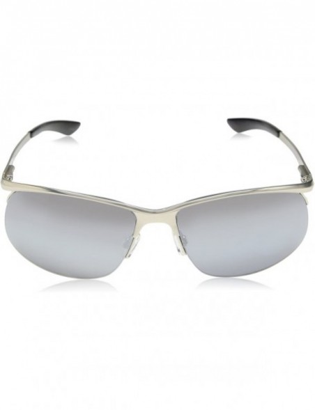 Oval Men's U926 Oval Sunglasses- 67 mm - Matte Silver - CI1296VPBKT $22.63