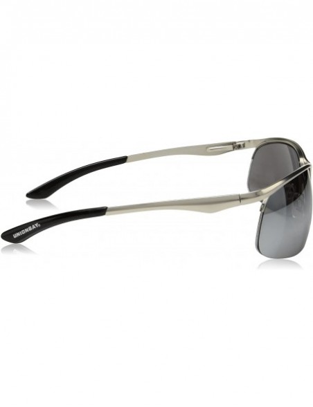 Oval Men's U926 Oval Sunglasses- 67 mm - Matte Silver - CI1296VPBKT $22.63