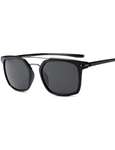 Wayfarer Men Sunglasses Polarized Classic Vintage Driving Eyewear Black Light - Black B5 - CD18DL65COX $13.61