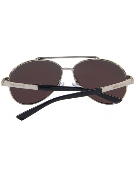 Aviator Men's Polarized Sun glasses For Men Driving Sunglasses S8628 - Blue - CK12JS47N5Z $12.00