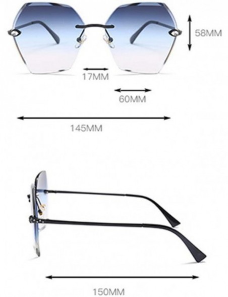 Cat Eye Polarized Sunglasses Protection Personality Decoration - CW18R5ILTD7 $13.07