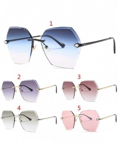 Cat Eye Polarized Sunglasses Protection Personality Decoration - CW18R5ILTD7 $13.07