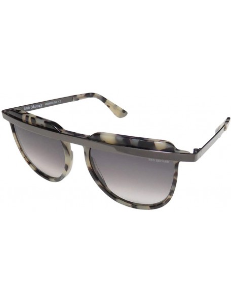 Aviator Steve Womens/Ladies Aviator Full-rim Gradient Lenses Sunglasses/Shades - Grey Havana Black - CR12OBJI0UO $121.02