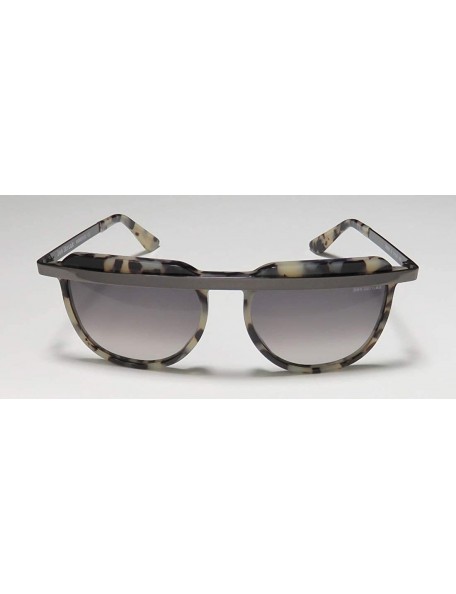 Aviator Steve Womens/Ladies Aviator Full-rim Gradient Lenses Sunglasses/Shades - Grey Havana Black - CR12OBJI0UO $55.13