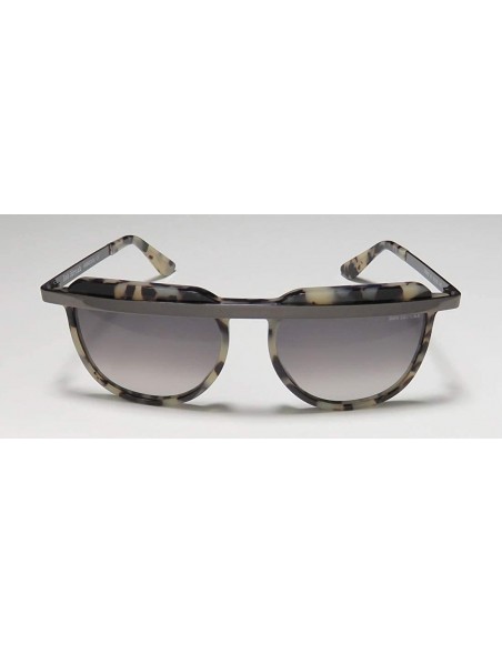 Aviator Steve Womens/Ladies Aviator Full-rim Gradient Lenses Sunglasses/Shades - Grey Havana Black - CR12OBJI0UO $55.13