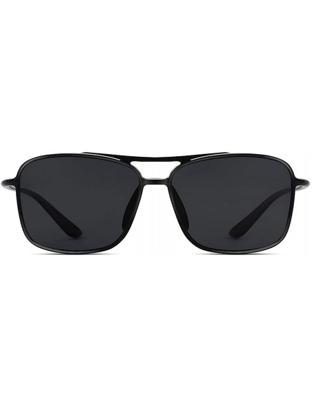 Sport Polarized Pilot Sports Sunglasses for Men Women Tr90 Unbreakable Frame for Running Fishing Baseball Driving - CZ18HCQGE...