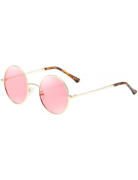 Aviator Polarized Sunglasses Polarized Sunglasses Retro-archaic Circle - E - CV18QC0W0U5 $24.38