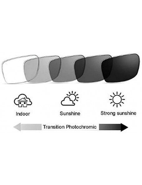 Square Myopia Photochromic Sunglasses Men's 2020 New Fashion Metal Half Frame Square Optical Nearsighted Glasses - C71929SCZ4...