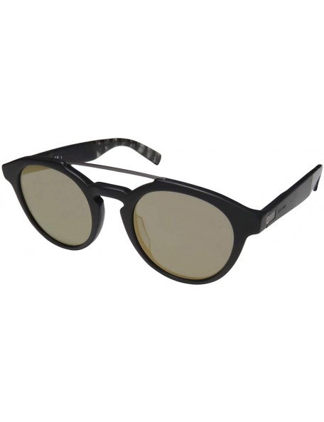 Aviator Brecken Mens/Womens Aviator Full-rim Gradient Lenses Sunglasses/Shades - Matte Black - CO18CLC27X5 $90.22