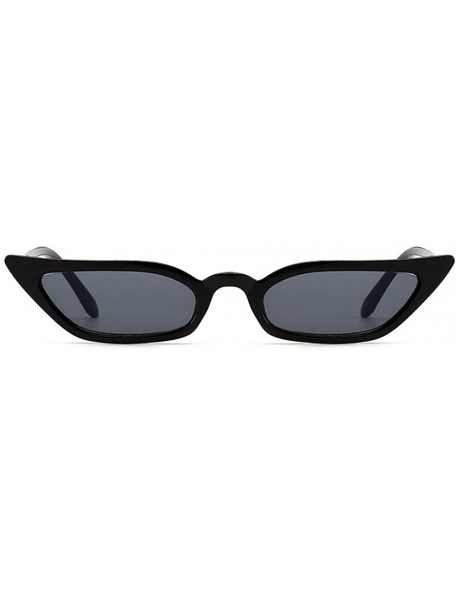 Goggle Sunglasses Fashion Cat-Eye Cool A Small Frame Glasses Sunglasses - C5 Wine Red Frame Wine Red Slice - C718TILS6A3 $12.45