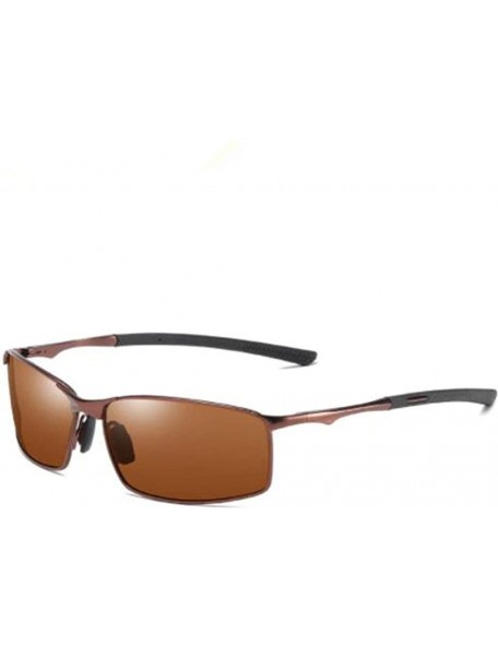 Rectangular Polarized sunglasses- men's sunglasses driver's glasses discolored glasses night vision glasses- fishing glasses ...
