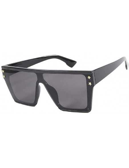 Square Fashion Pentagonal Sunglasses Enhanced protective film against glare - C1 - CH18TOI06DW $11.18