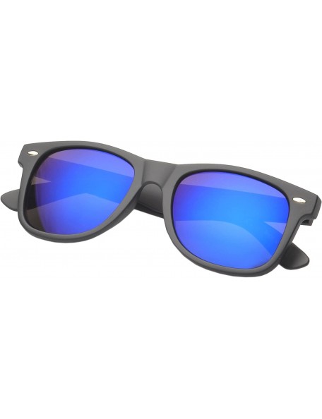 Wayfarer 'Baldwin' Retro Square Camouflage Fashion Sunglasses - Grey - CY11ORPV3TD $9.54