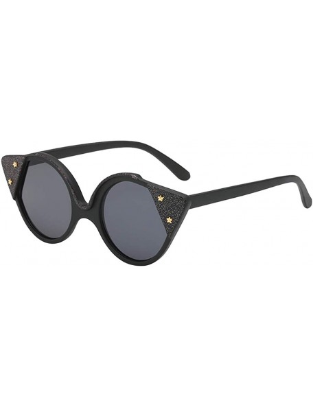 Rimless Unisex Fashion Vintage Sunglasses Man Women Irregular Shape Eyewear - D - CE18Q64IQG4 $10.67