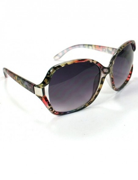 Butterfly Women's Oversized Butterfly Sunglasses 9629 - Leopard - CC11ERGLVWV $8.91