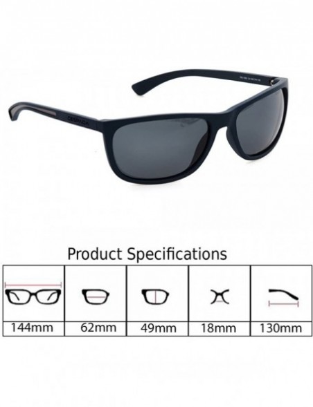 Round Made In ITALY Classic. Men's Sunglasses Plastic Frame- Polarized Lens DS1553 - Matte Blue - CR189NCUQ8S $24.25