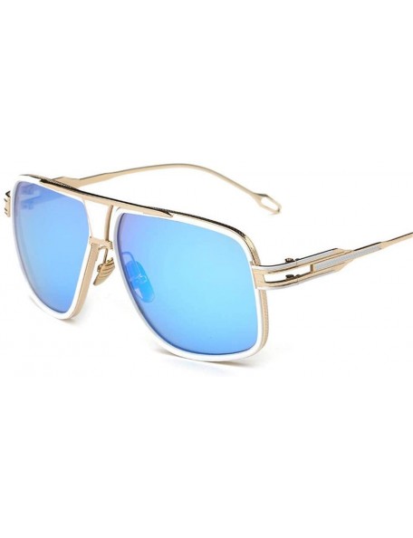 Round Sunglasses Men Sun Glasses Driving - 7 - C718R3AT5QA $27.75