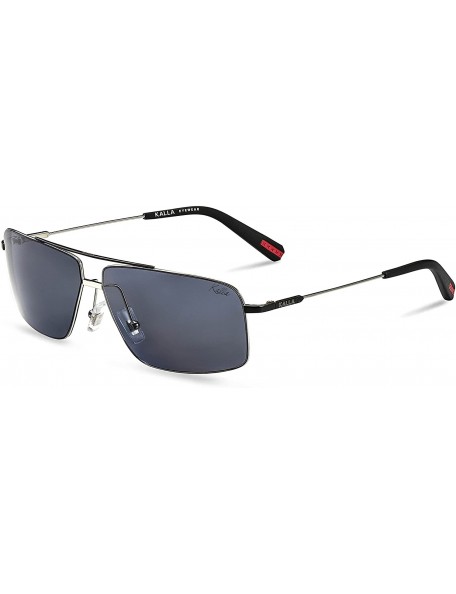 Rectangular KL5607NC4 Men Ultra Lightweight Rectangle Sunglasses Polarized UV400 Protection Fashion Eyewear - CC196Y4O6AC $11.60