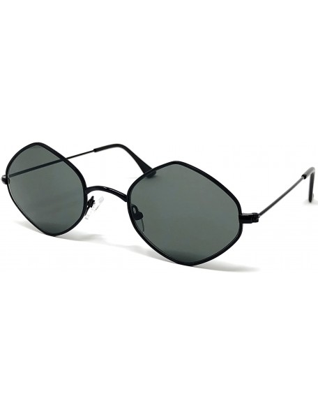 Aviator Womens Fashion Sunglasses with Muliple Shape and Color Option 100% UV Protection - Geometric Black - CD18CY62OH0 $9.74