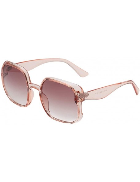 Oversized Unisex Polarized Protection Sunglasses Classic Vintage Fashion Full Frame Goggles Beach Outdoor Eyewear - D-1 - C31...