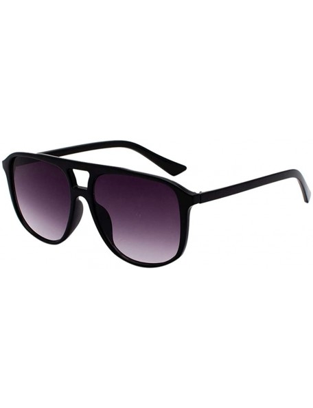 Sport Polarized Gradient Sunglasses For Women Man Mirrored Lens Fashion Goggle Eyewear Plastic Sunglasses. - Purple - CL18UM8...