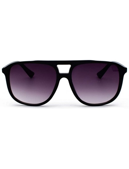 Sport Polarized Gradient Sunglasses For Women Man Mirrored Lens Fashion Goggle Eyewear Plastic Sunglasses. - Purple - CL18UM8...