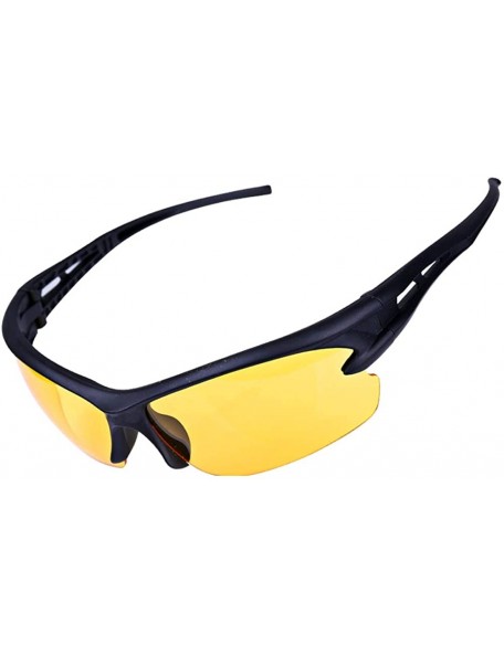Goggle Sunglasses Sand proof Motorcycle Outdoor Sports - Yellow Lens - CC18N9KS52U $11.45
