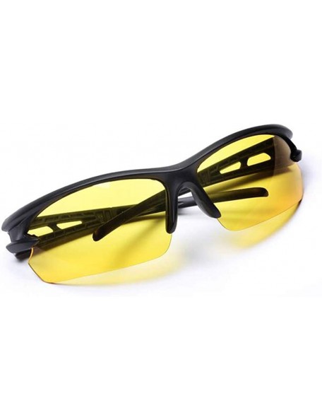 Goggle Sunglasses Sand proof Motorcycle Outdoor Sports - Yellow Lens - CC18N9KS52U $11.45