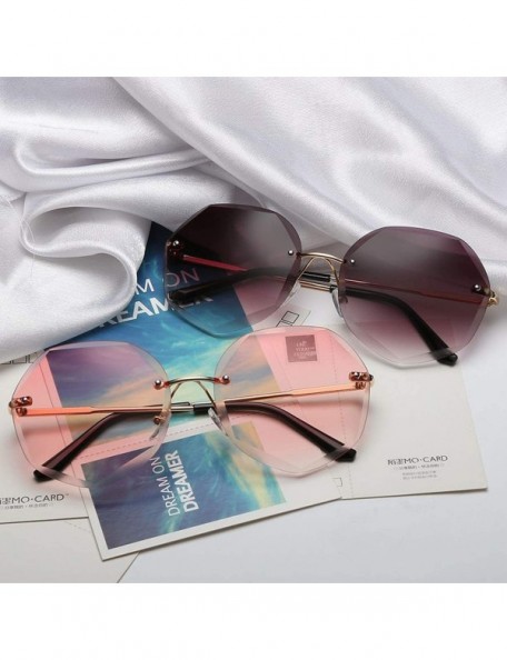 Round Newest Cool Polygon Shaped N Fashion Women's Ocean Sheet UV Protection Eyewear Sun Glasses UV400 - 3 - CU1984A6ZOG $18.17