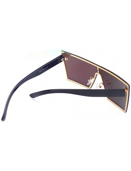 Wayfarer Fashion Mirrored TV Style Sunglasses Metal Frame 62mm - Black/Green - CD12FJ31J3B $16.44