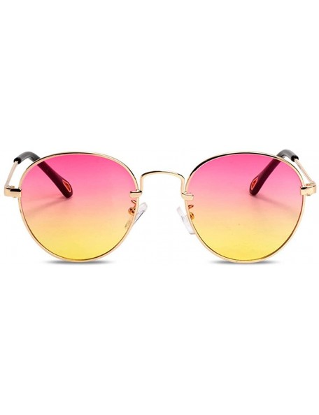 Aviator 2019 new sunglasses- ladies sunglasses small frame round sunglasses - C - CI18S9RUKO2 $29.49