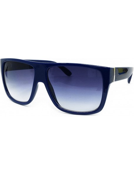 Oversized 92022 Premium Oversize XXL Women Men Retro Vintage Brand Designer Style Havana Sunglasses - Navy - C718DUCGA6K $15.59