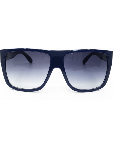 Oversized 92022 Premium Oversize XXL Women Men Retro Vintage Brand Designer Style Havana Sunglasses - Navy - C718DUCGA6K $15.59