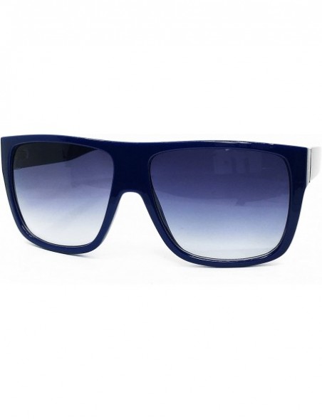 Oversized 92022 Premium Oversize XXL Women Men Retro Vintage Brand Designer Style Havana Sunglasses - Navy - C718DUCGA6K $15.59