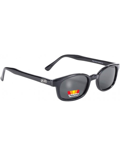 Goggle Unisex-Adult Biker sunglasses (Black/Grey Polarized- One Size) - CO11FREJNTP $15.72