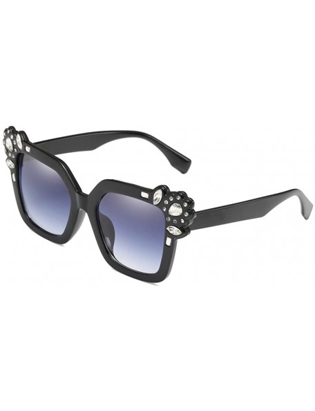 Oversized Sunglasses for Women Oversized Sunglasses Rhinestone Sunglasses Retro Glasses Eyewear Sunglasses for Holiday - CN18...