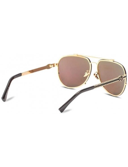 Aviator Sunglasses Women's Tide 2019 New Sunglasses Women's Trends Sunglasses Men - F - CI18S5QEDHA $53.43