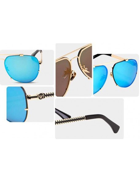 Aviator Sunglasses Women's Tide 2019 New Sunglasses Women's Trends Sunglasses Men - F - CI18S5QEDHA $53.43