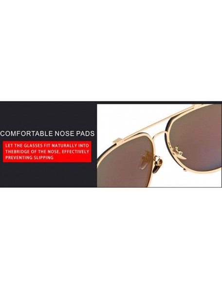 Aviator Sunglasses Women's Tide 2019 New Sunglasses Women's Trends Sunglasses Men - F - CI18S5QEDHA $53.43