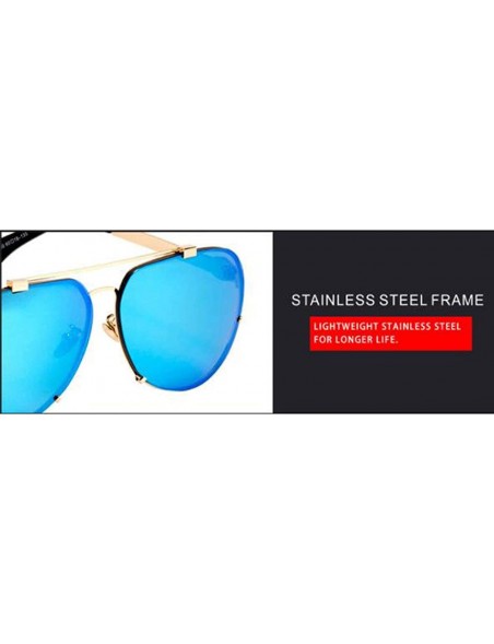 Aviator Sunglasses Women's Tide 2019 New Sunglasses Women's Trends Sunglasses Men - F - CI18S5QEDHA $53.43