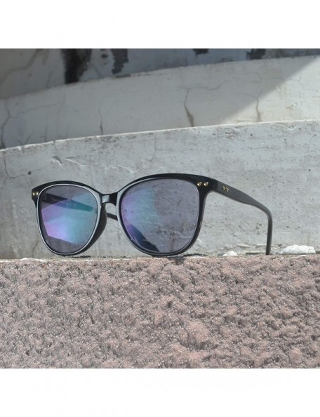 Square Photochromic Sunglasses Women Heart-shaped Myopia Glasses Fashion New Square Big Frame Nearsighted Eyewear - CC18AS5IT...